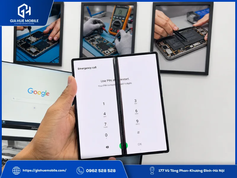Z Fold 6 Chảy Mực Màn Trong