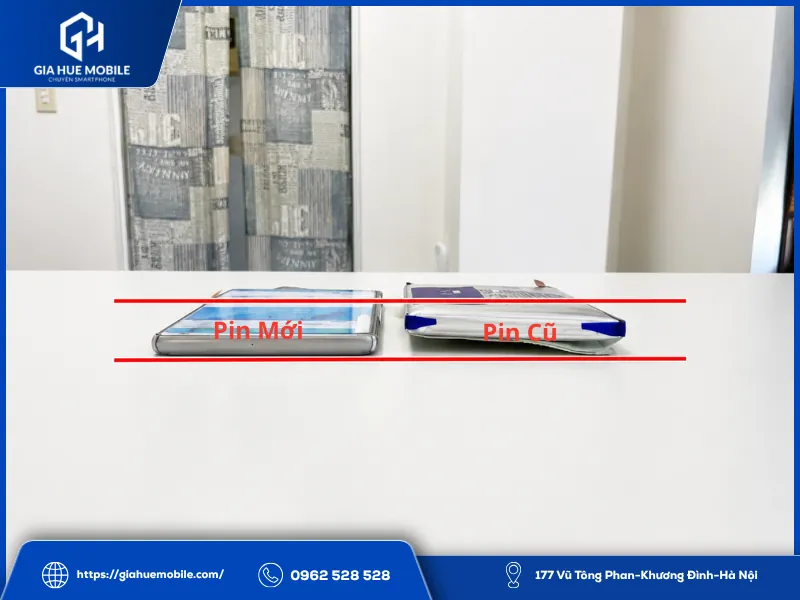 Độ Dày Pin Cũ Và Pin Mới