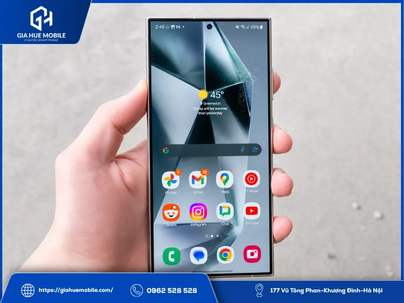 Kết Cấu Của Màn Hình S24 Ultra