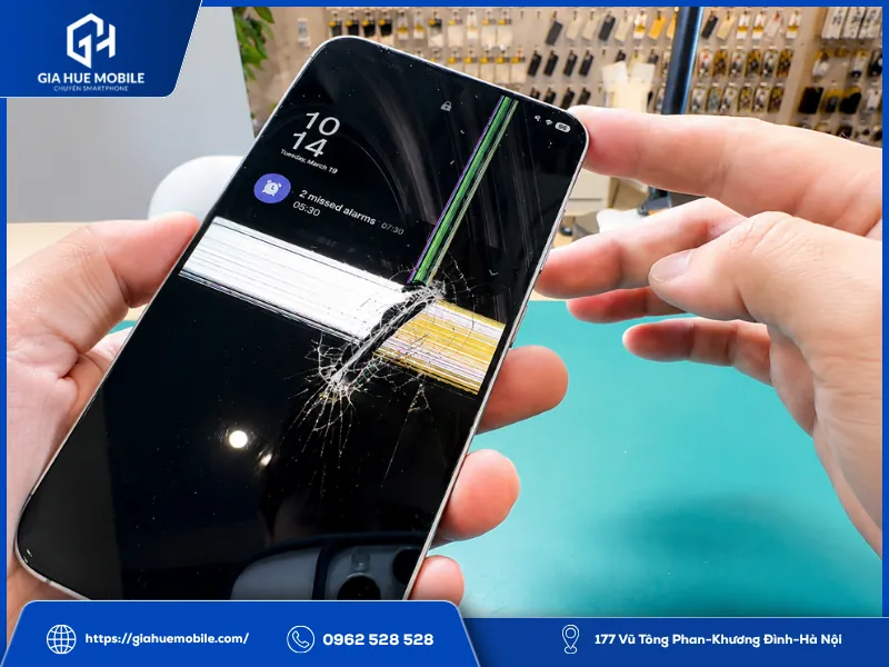 S25 Plus Hỏng Màn Hình Do Va Đập Mạnh