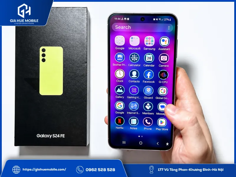 Samsung S24 FE Bị Chai Pin