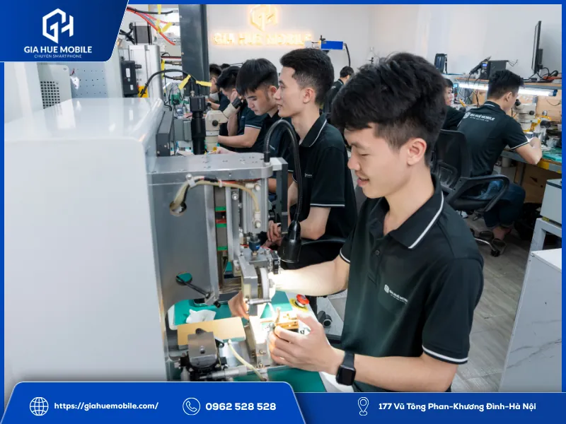 Tiếp Nhận Máy Và Kiểm Tra Pin