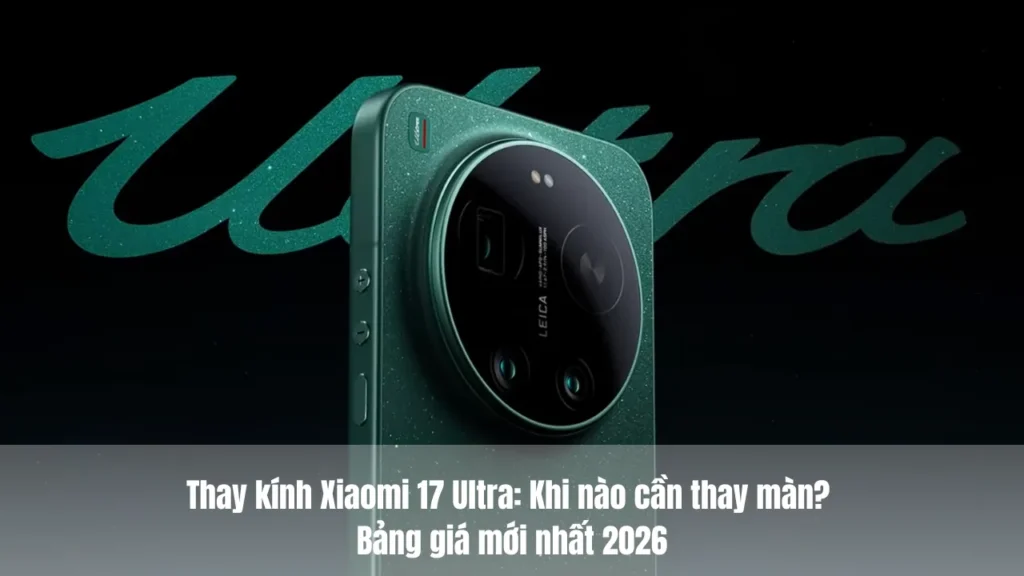 Thay kính Xiaomi 17 Ultra uy tín giá rẻ tại Hà Nội