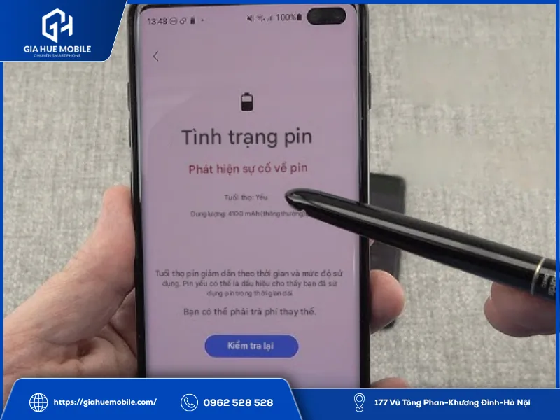 Dấu Hiệu Điện Thoại Samsung Cần Thay Pin
