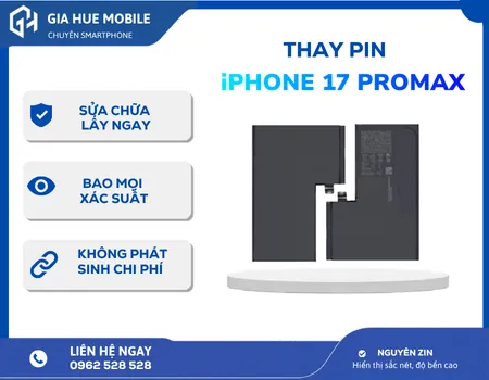 Thay Pin iPhone 17 Pro Max