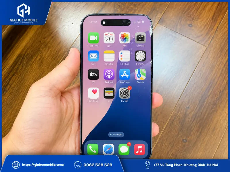 Dấu Hiệu iPhone 17e Vỡ Kính Cần Ép Kính
