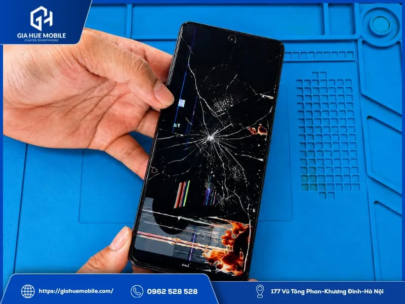 Oppo A5 Pro màn hình chảy mực loang màu
