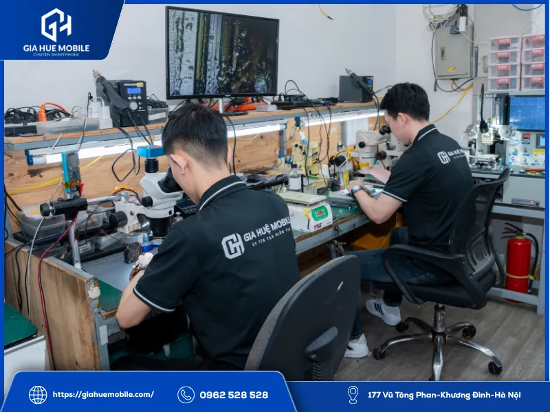 Tiếp Nhận Máy Và Kiểm Tra Lỗi