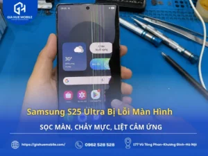Samsung Galaxy S25 Ultra bị sọc màn hình, chảy mực và liệt cảm ứng
