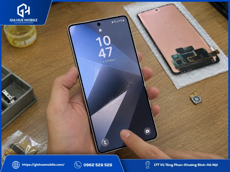 Kiểm tra cảm biến vân tay Samsung S26 Ultra sau khi thay màn hình