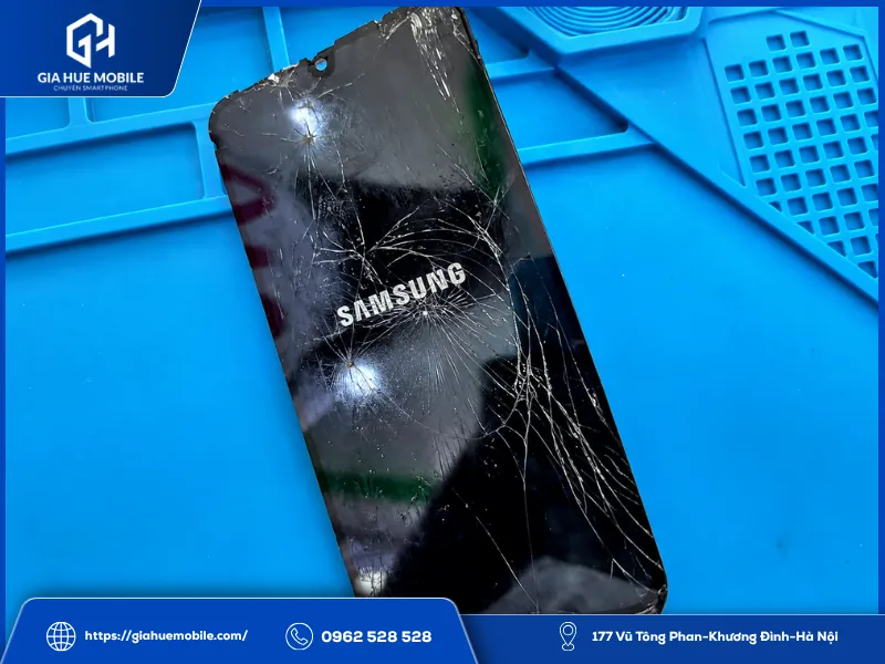 Màn hình Samsung Galaxy A27 5G bị nứt vỡ cần thay