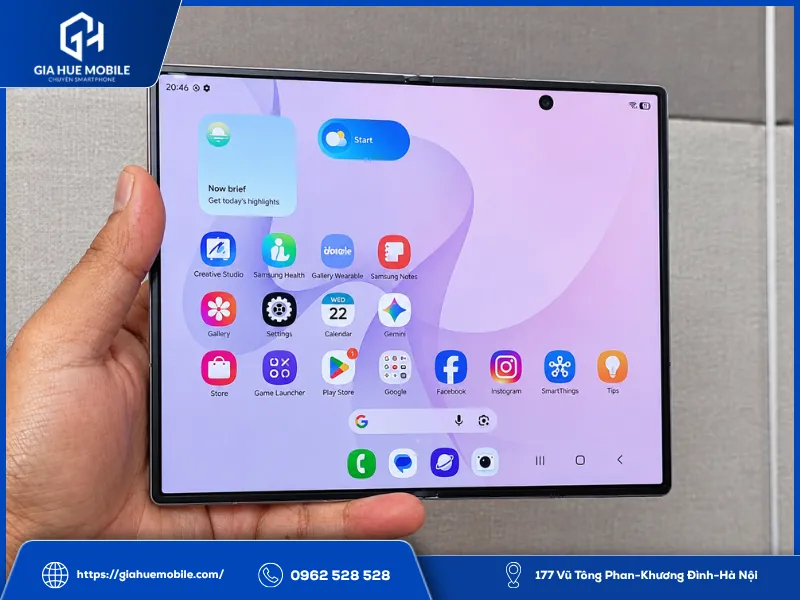 Ép kính Samsung Z Fold 8 giữ màn zin
