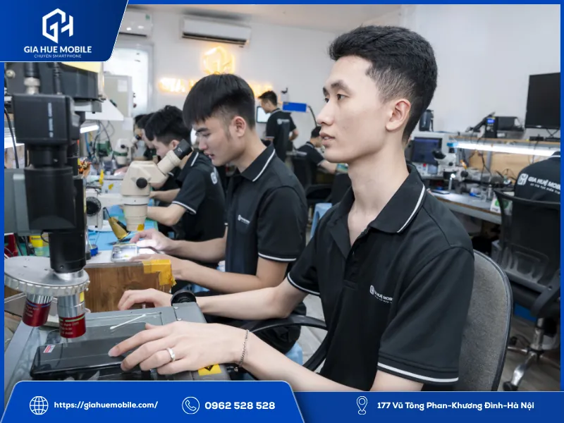 Giải pháp fix sọc và chính sách bảo hành tại Gia Huệ Mobile
