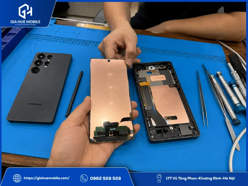 Nên chọn màn hình Samsung S25 Ultra chính hãng hay màn hình OLED linh kiện