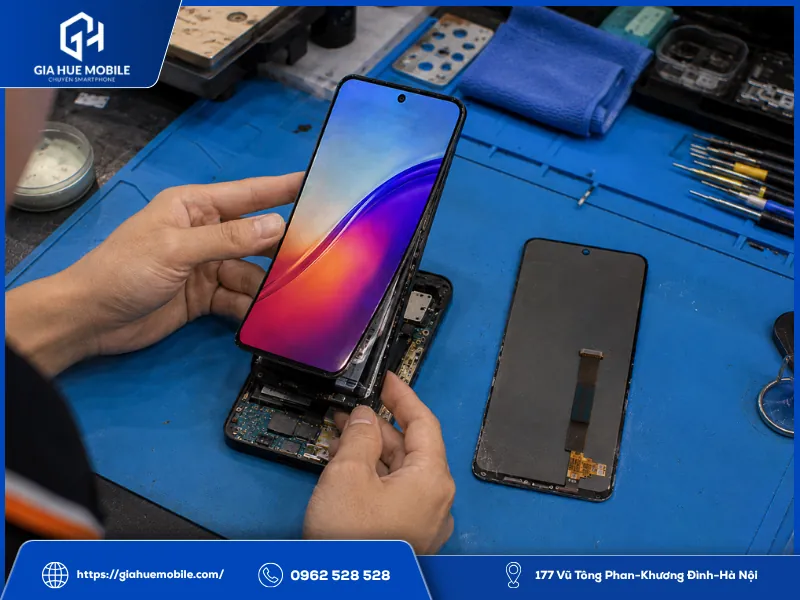 Rủi ro khi thay màn hình Samsung A27 5G tại cửa hàng kém chất lượng
