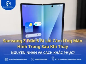 Samsung Z Fold 8 bị lỗi cảm ứng màn hình trong sau khi thay
