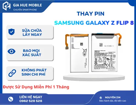 Thay pin Samsung Galaxy Z Flip 8