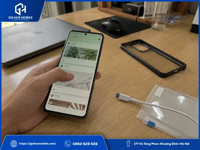 Thói quen bảo vệ màn hình S21 Ultra