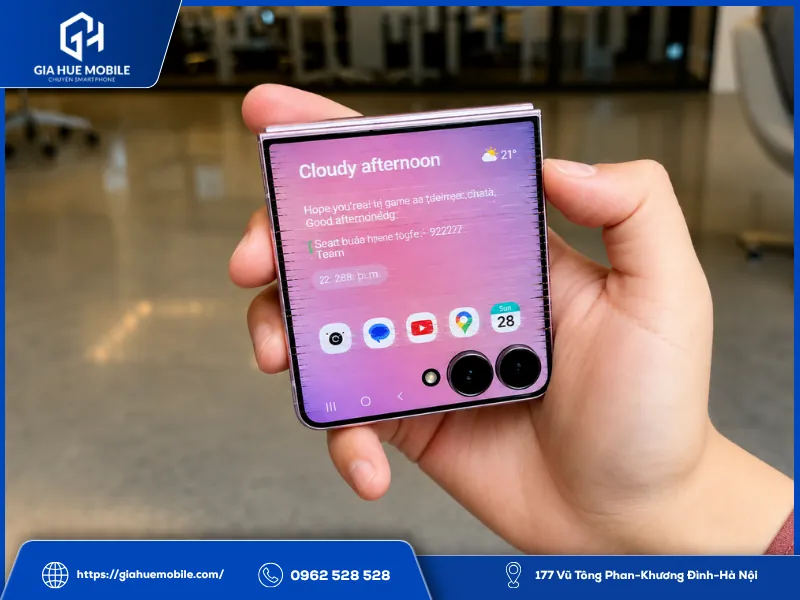 Z Flip 8 lỗi cảm ứng