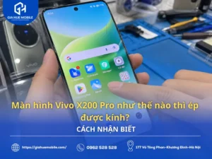 Màn hình Vivo X200 Pro như thế nào thì ép được kính?