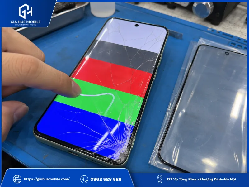 Kiểm tra điều kiện ép kính Vivo X200 Pro khi màn AMOLED còn tốt