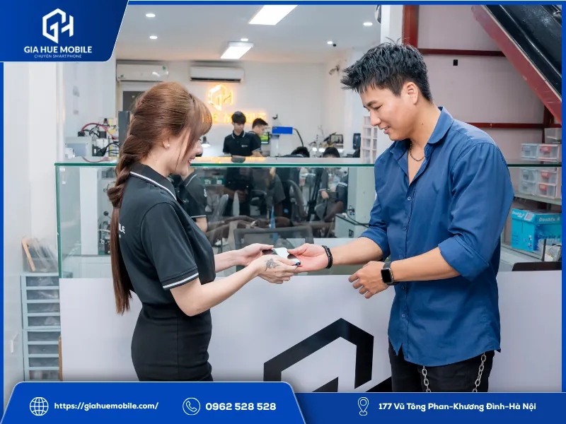 Kiểm tra lại máy và bàn giao cho khách hàng