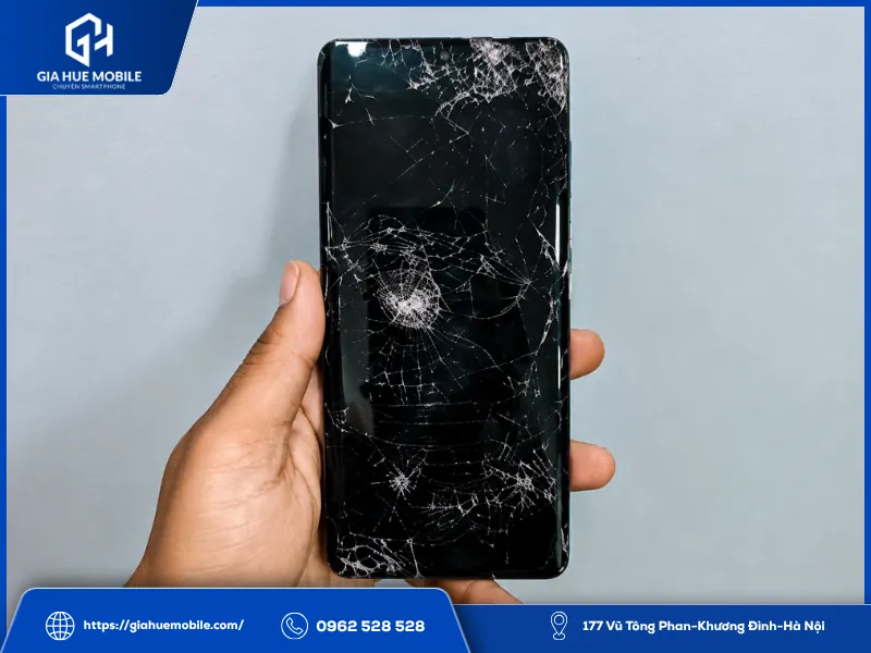 Màn Hình Điện Thoại Vivo Bị Vỡ Do Va Đập Mạnh