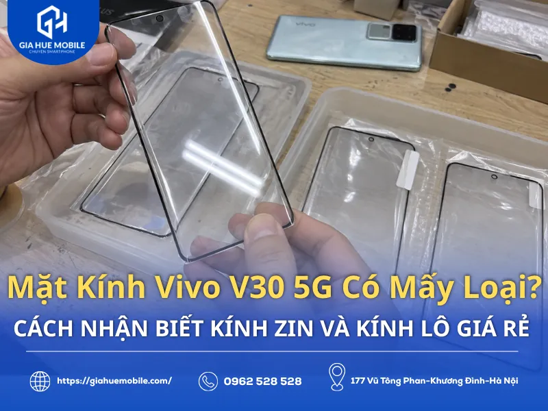 Mặt Kính Vivo V30 5G Có Mấy Loại