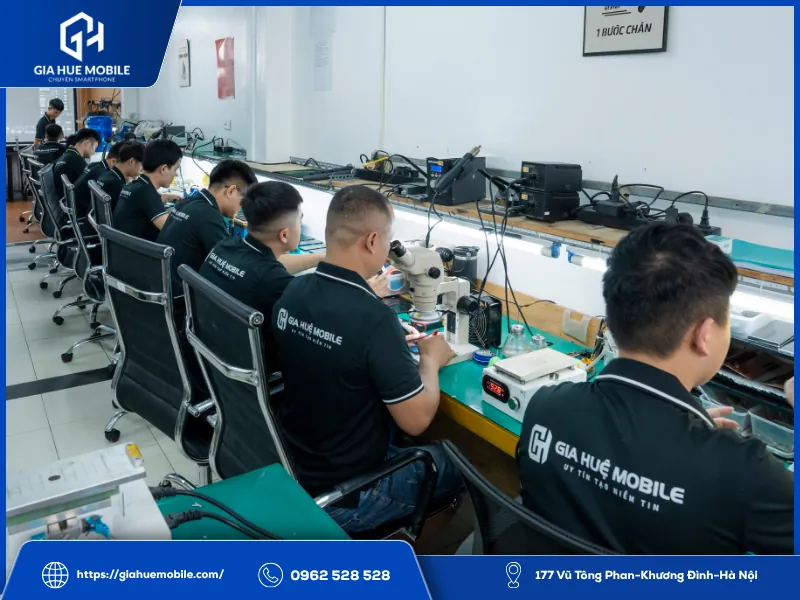 Quy Trình Sửa Điện Thoại Xiaomi Chuyên Nghiệp Tại Gia Huệ Mobile
