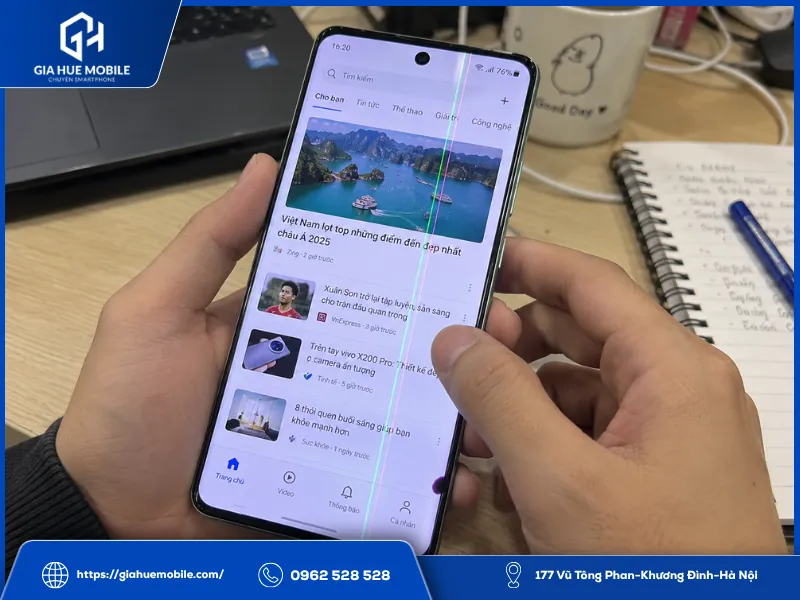 Vivo X200 Pro bị sọc có nguy cơ tăng sọc và chảy mực khi tiếp tục sử dụng