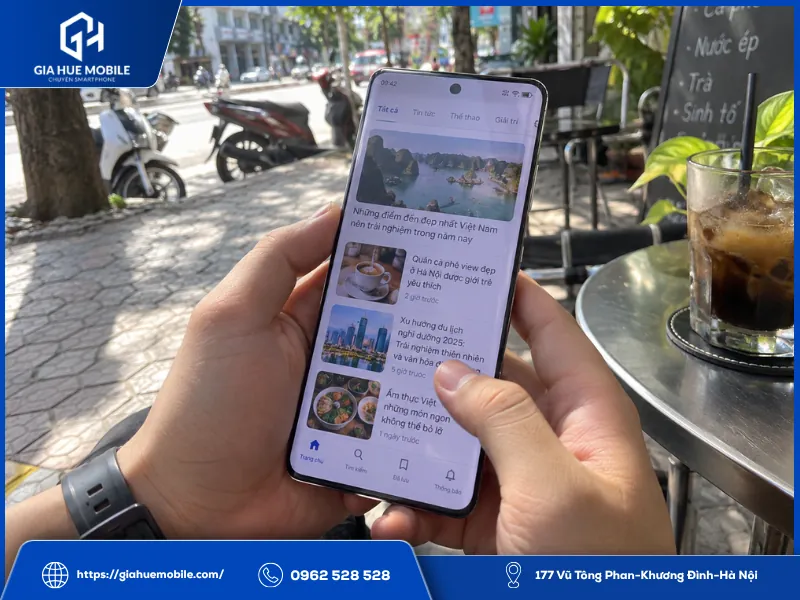 Trải nghiệm độ sáng và vuốt chạm màn Vivo X200 Pro linh kiện ngoài trời