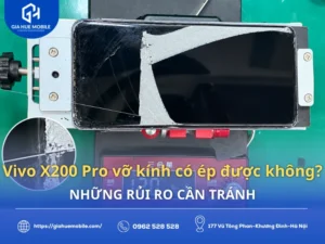 Vivo x200 pro vỡ kính có ép được không