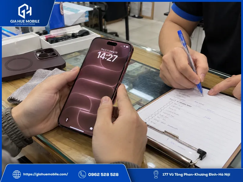 Kiểm tra Face ID iPhone 18 Pro Max trước và sau khi ép kính