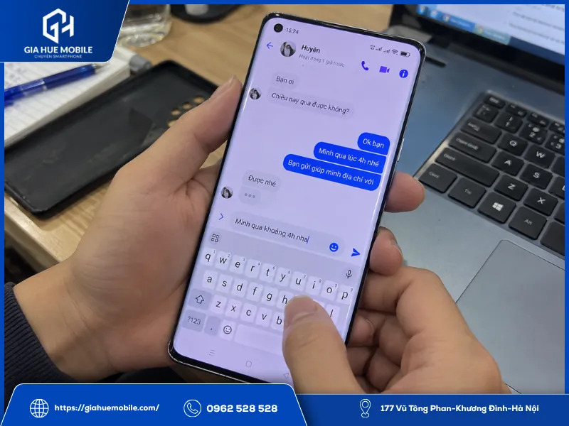 OPPO Reno 6 Pro hiển thị bình thường nhưng bị liệt cảm ứng một vùng