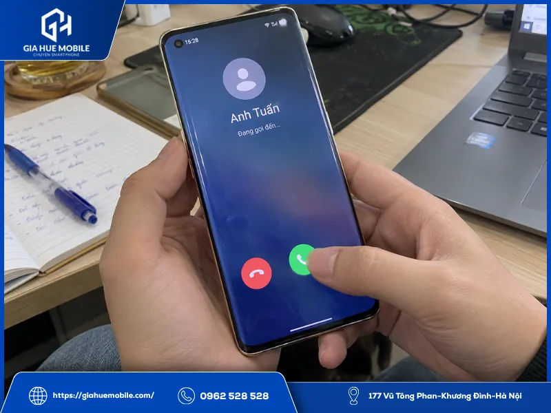 OPPO Reno 5 Pro bị liệt cảm ứng khi không vuốt nhận được cuộc gọi