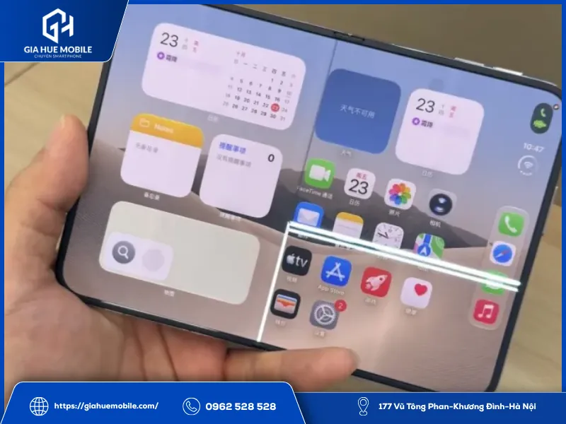 Diễn biến thực tế các trường hợp iPhone Duo bị nứt màn hình tại nếp gấp