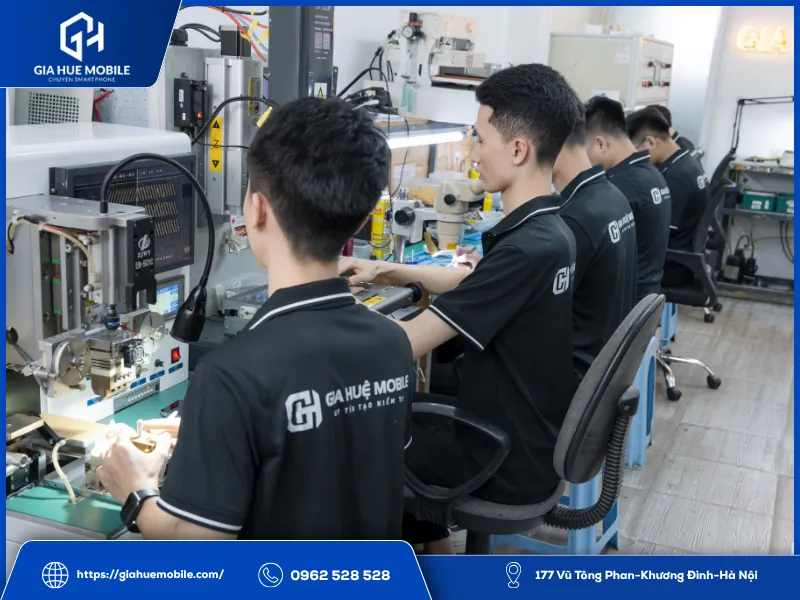 Ép kính iPhone 18 Pro Max tại Gia Huệ Mobile