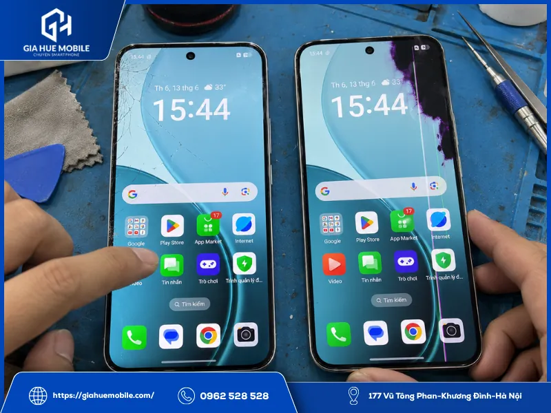 Phân biệt khi nào OPPO Reno 14 cần thay màn hình và khi nào chỉ cần ép kính