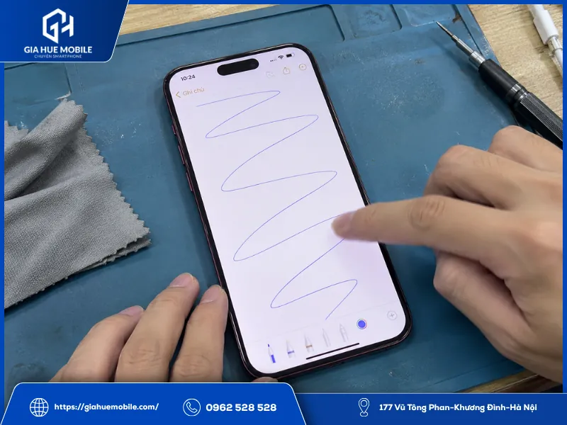 Kiểm tra cảm ứng và độ mượt màn hình iPhone 18 Pro Max