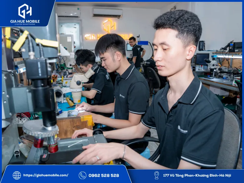 Kiểm tra và tư vấn sửa sọc xanh OPPO Reno 14 tại Gia Huệ Mobile