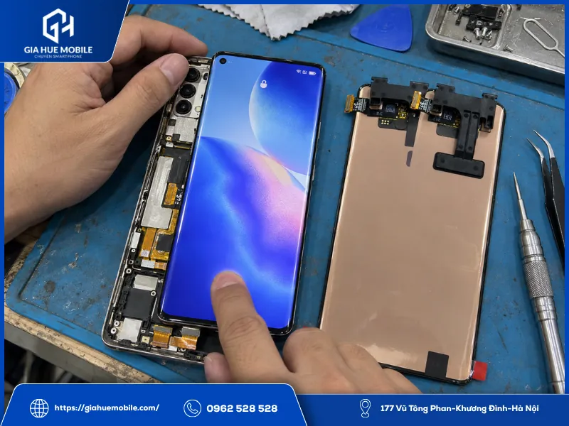 So sánh khả năng nhận vân tay giữa các màn hình OPPO Reno 5 Pro