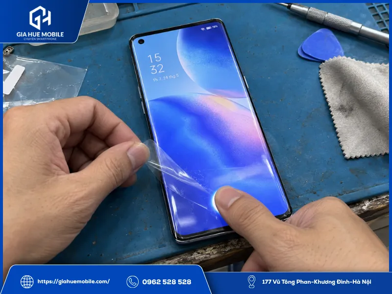 Kiểm tra nguyên nhân OPPO Reno 5 Pro nhận vân tay chậm sau khi thay màn hình