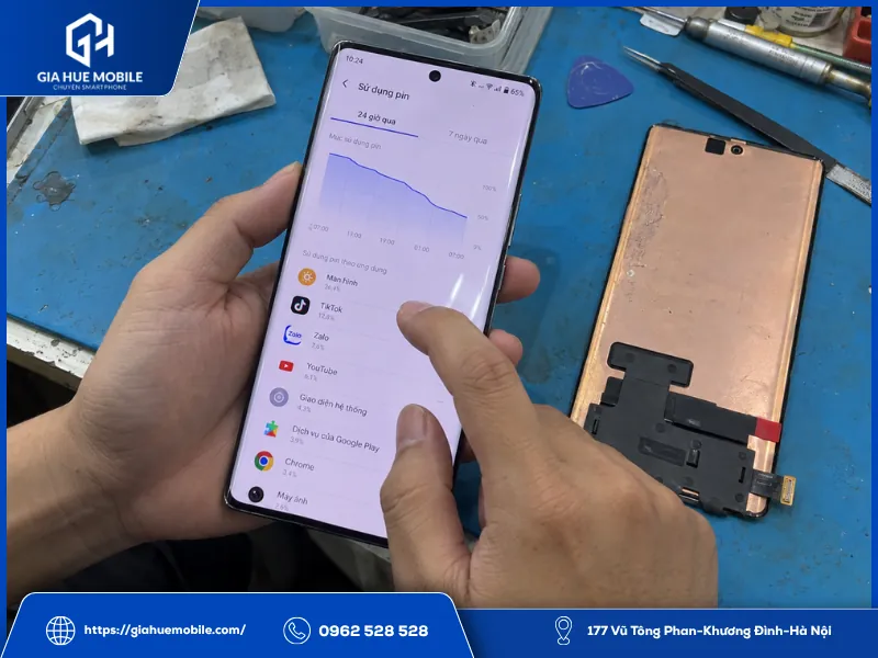 Kiểm tra nguyên nhân Vivo X90 Pro nóng máy sau khi thay màn hình