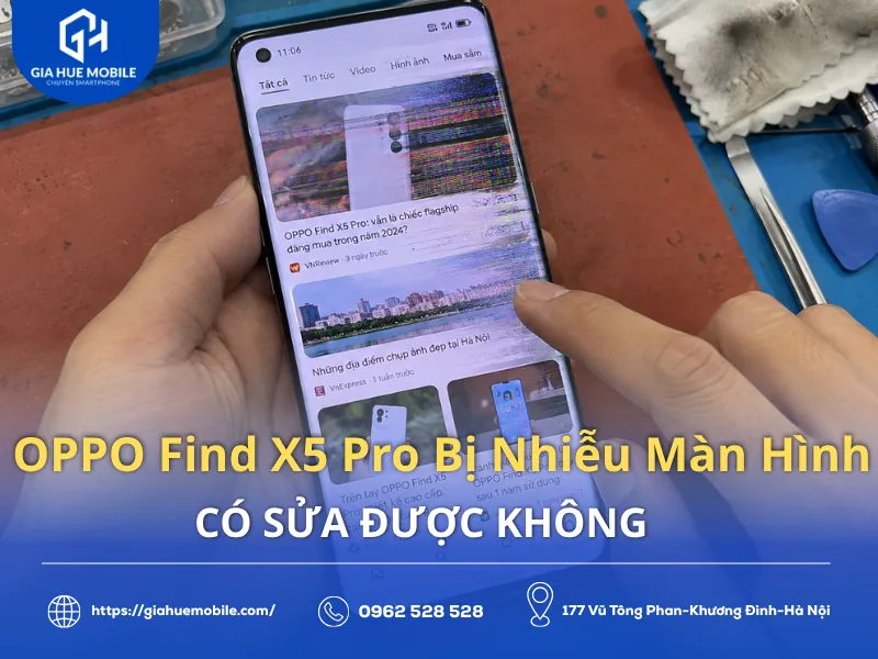 OPPO Find X5 Pro Bị Nhiễu Màn Hình Có Sửa Được Không