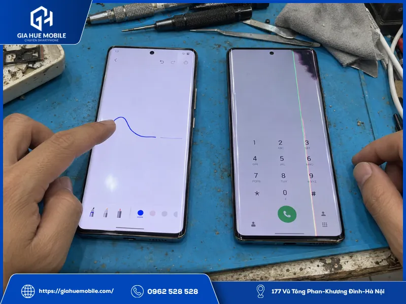 Phân biệt lỗi cảm ứng iQOO 10 Pro có thể sửa và lỗi cần thay màn hình