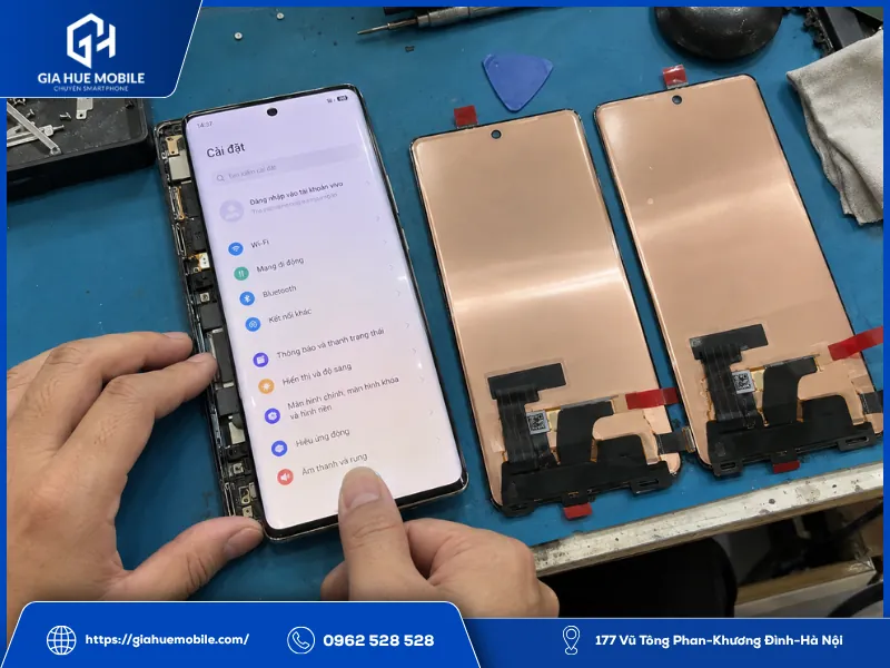 So sánh và test màn hình Vivo X100s Pro trước khi chọn loại thay thế
