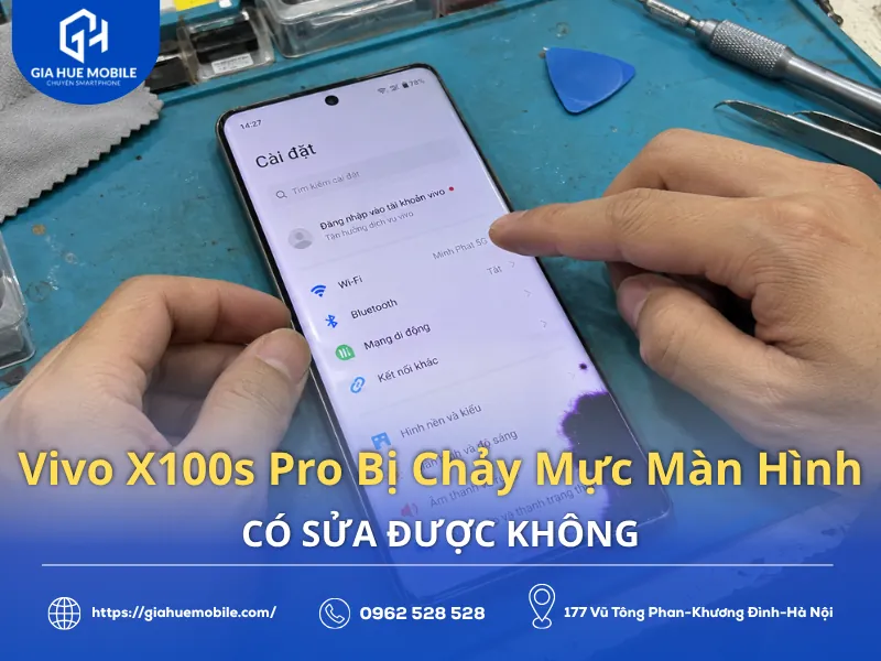 Vivo X100s Pro Bị Chảy Mực Màn Hình Có Sửa Được Không