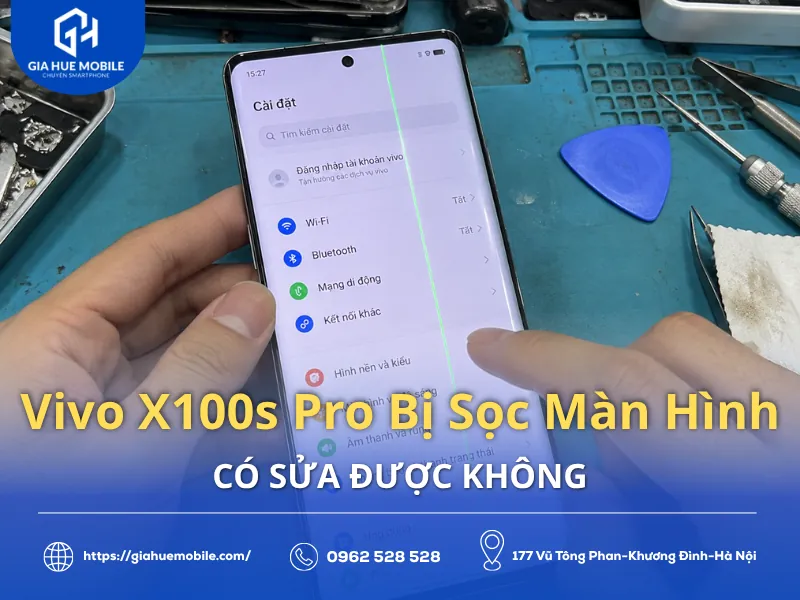 Vivo X100s Pro Bị Sọc Màn Hình Có Sửa Được Không
