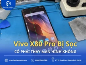 Vivo X80 Pro Bị Sọc Có Phải Thay Màn Hình Không