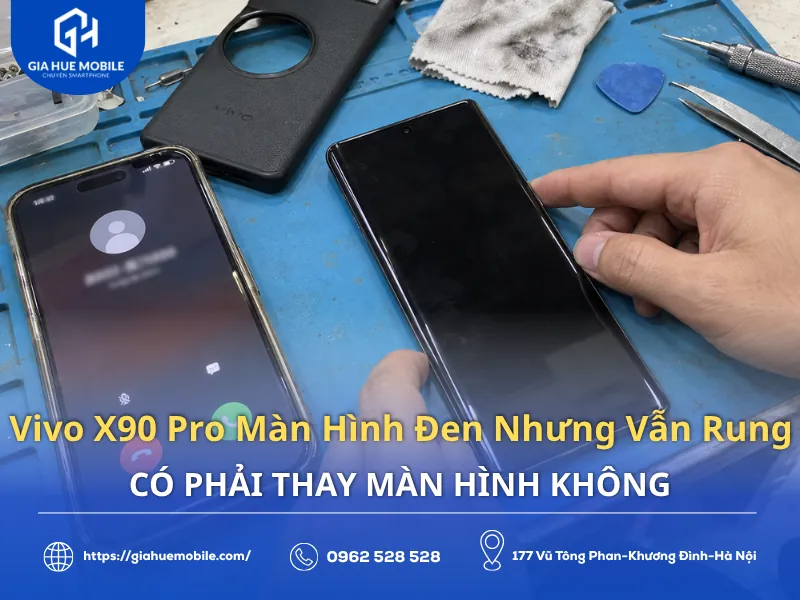 Vivo X90 Pro Màn Hình Đen Nhưng Vẫn Rung
